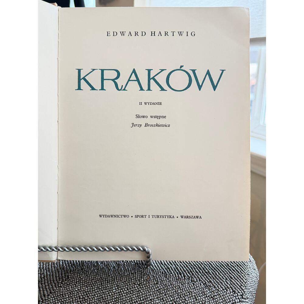 Kraków Edward Hartwig 1969 Polish Photo Book II Edition Architecture Vintage